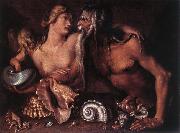 GHEYN, Jacob de II Neptune and Amphitrite df oil